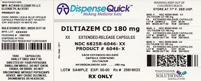 Ndc 68258-6046-xx (Ndc 68258 6046 Xx        Actavis)